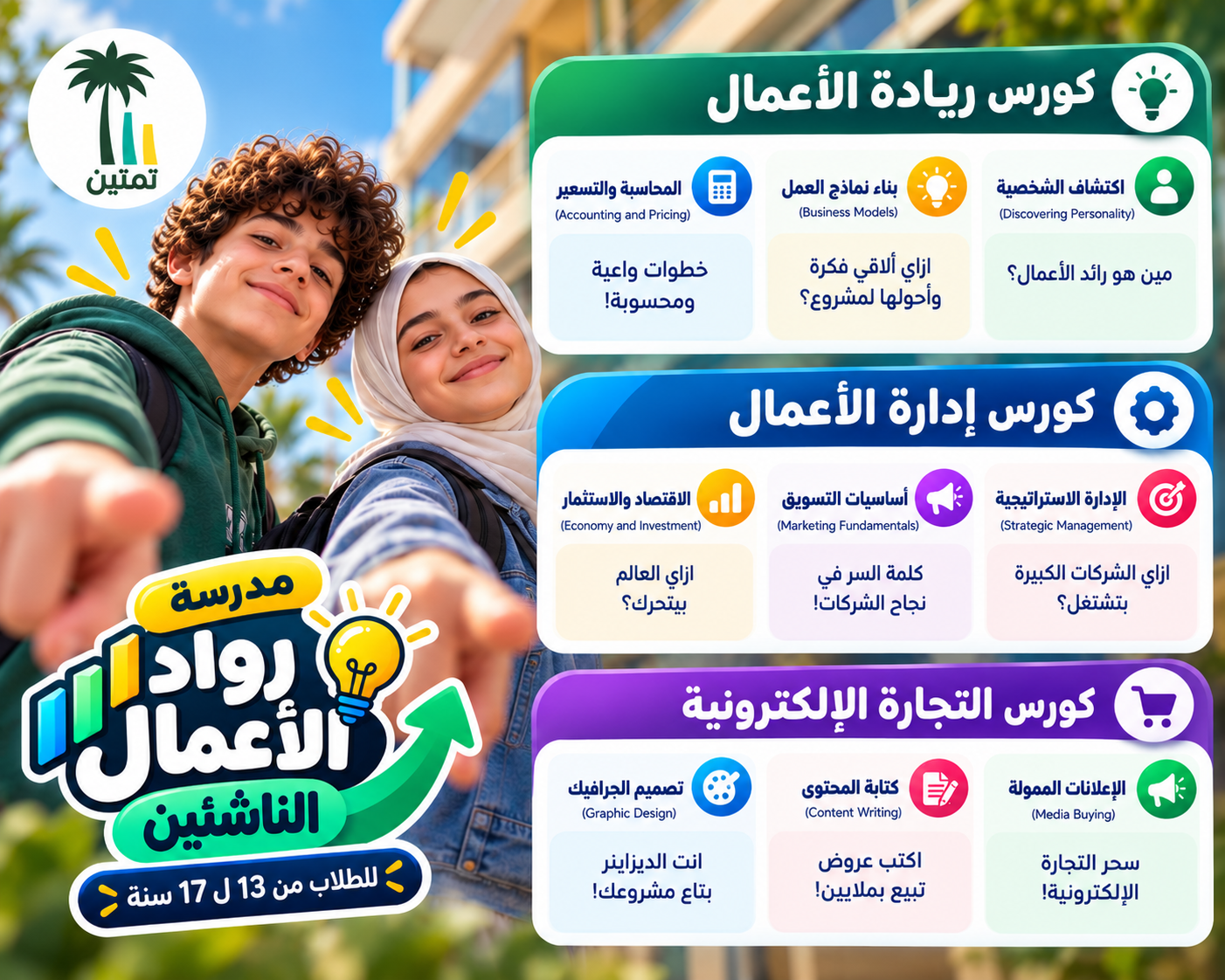 مدرسة رواد الأعمال الناشئين